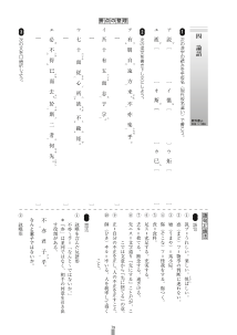 （小テスト）論語