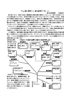 毎日が分類学１－食材は教材（1）－