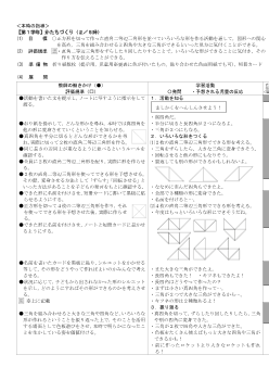 9. かたちづくり（1年）／はこの形（2年）