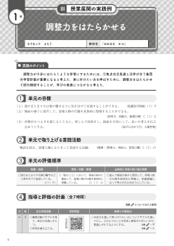 １調整力をはたらかせる（１年　読むこと　なりきって　よもう「おおきな　かぶ」）