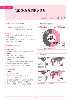 （ワークショップ）「SDGsから新聞を読む」