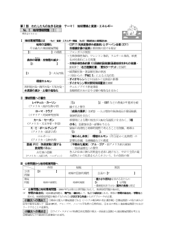 （No.1）テーマ1　　地球環境問題(Ⅰ)［サブ・ノート］