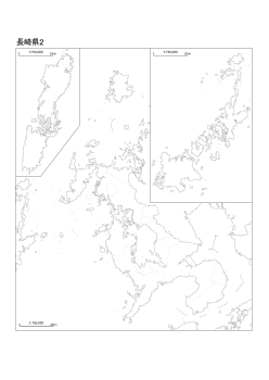 ［白地図］（246）長崎県２(市町村界)