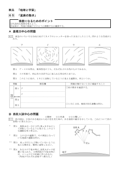 （学力向上問題集）　「星座の動き」