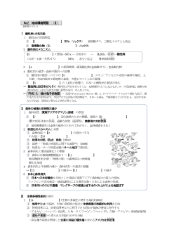 （No.2）地球環境問題(Ⅱ)［サブ・ノート］